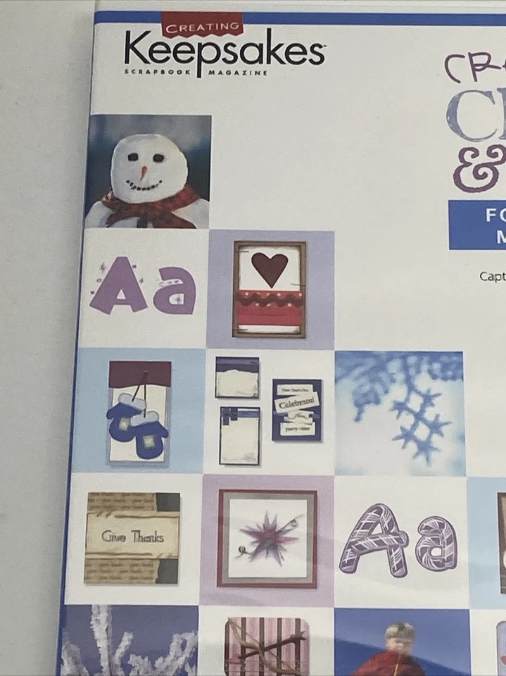 DVD de software de computador lembranças clipes e fontes criativos PARA MEMÓRIAS DE INVERNO - Imagem 3 de 4