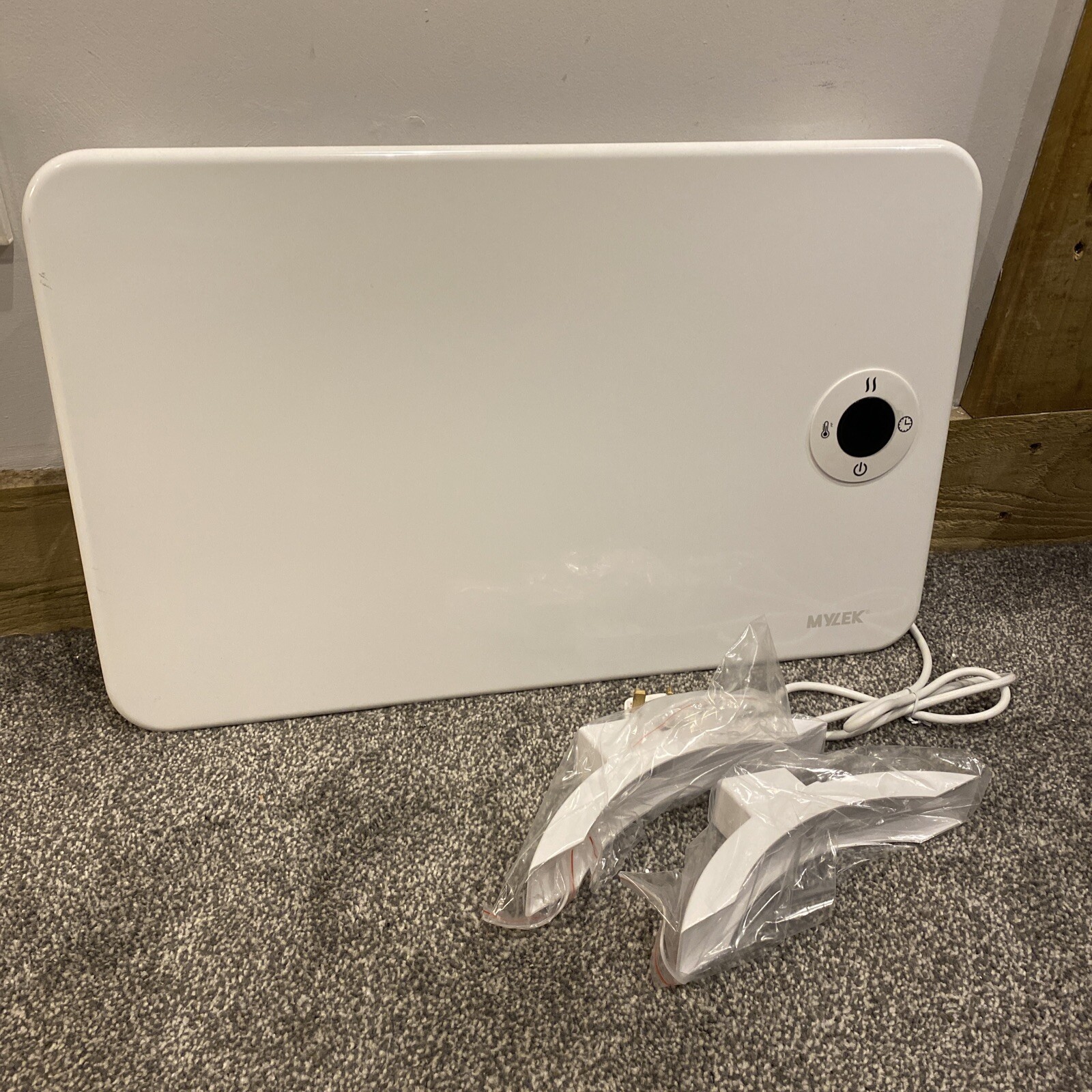 Mylek Electric Panel Heater Radiator Wall Mounted Digital Thermostat 1000w  | eBay