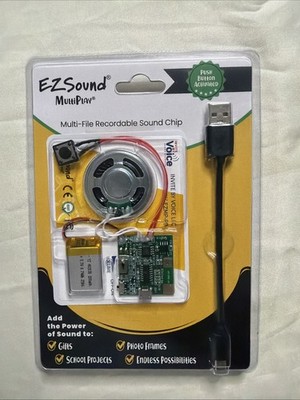 EZSound Multiplay Push Button Recordable Sound Chip | IBV-MP-LS