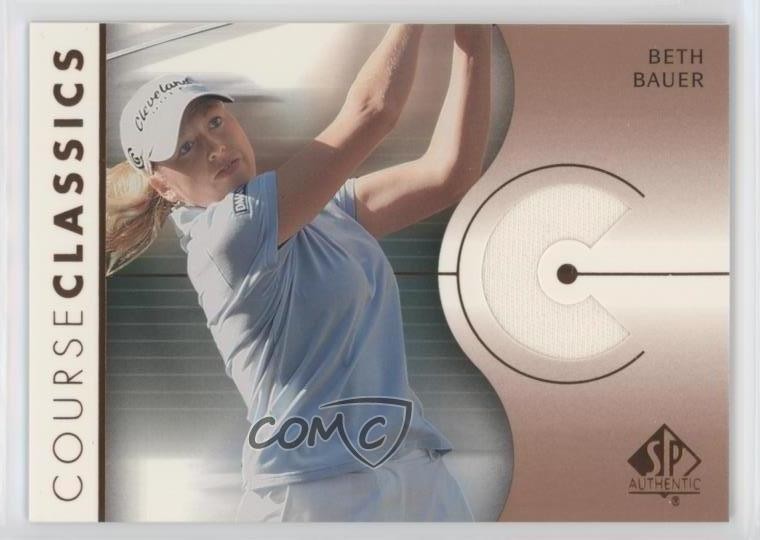 2003 SP Authentic Course Classics Golf Shirts Beth Bauer #CC-BB Rookie RC 6ns