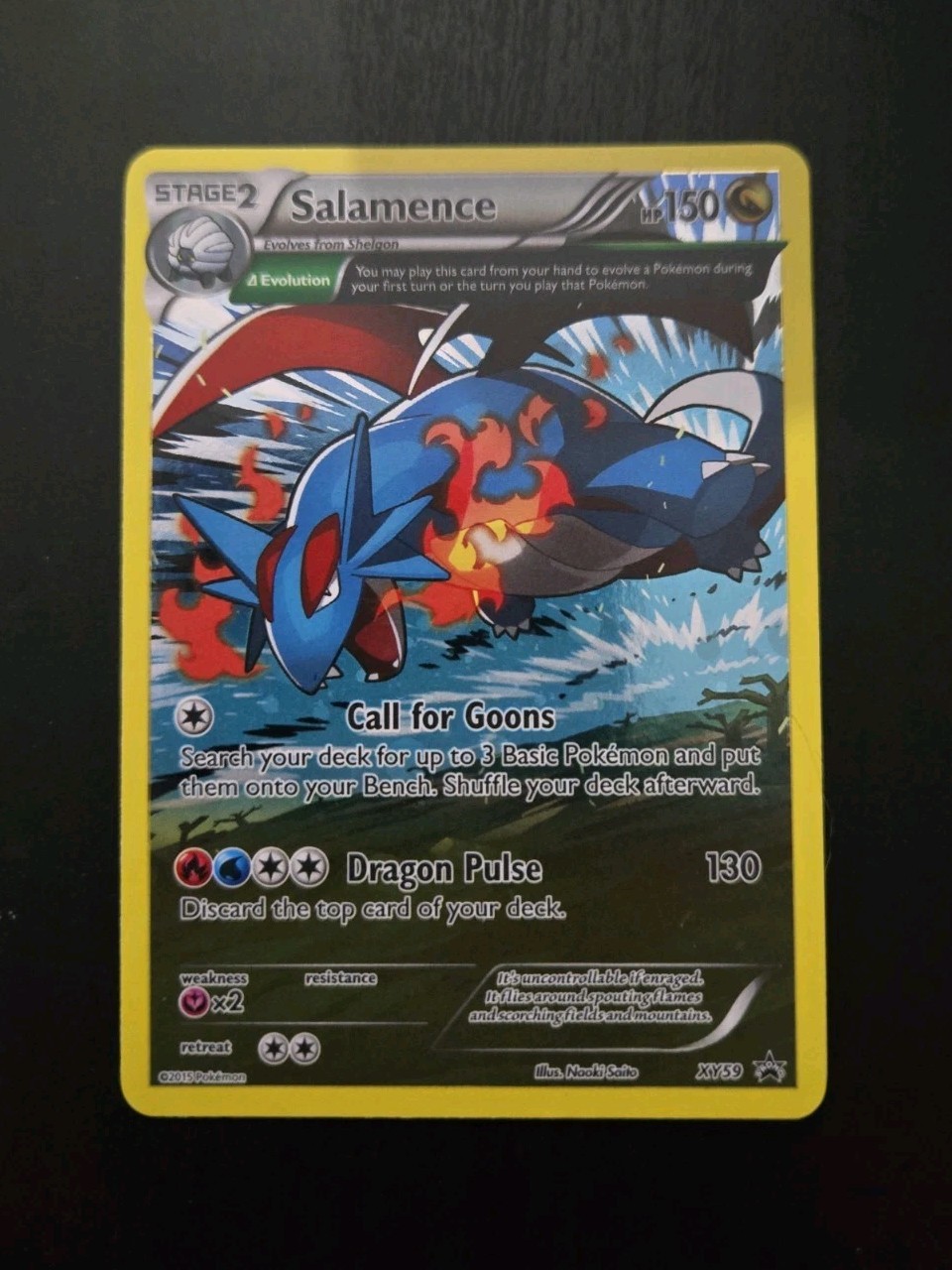 Salamence - XY59 - Pokemon XY Promo Holo Rare Card NM