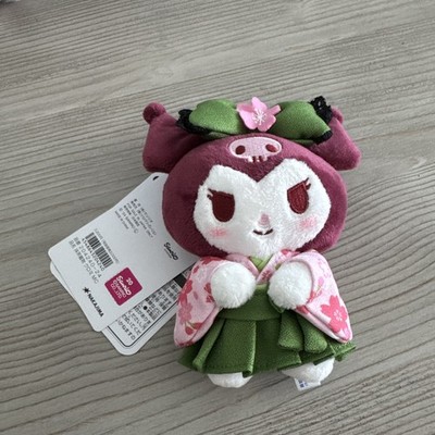 Sanrio Character Kuromi Mascot Chain (Matcha Kimono) Plush Doll New Japan