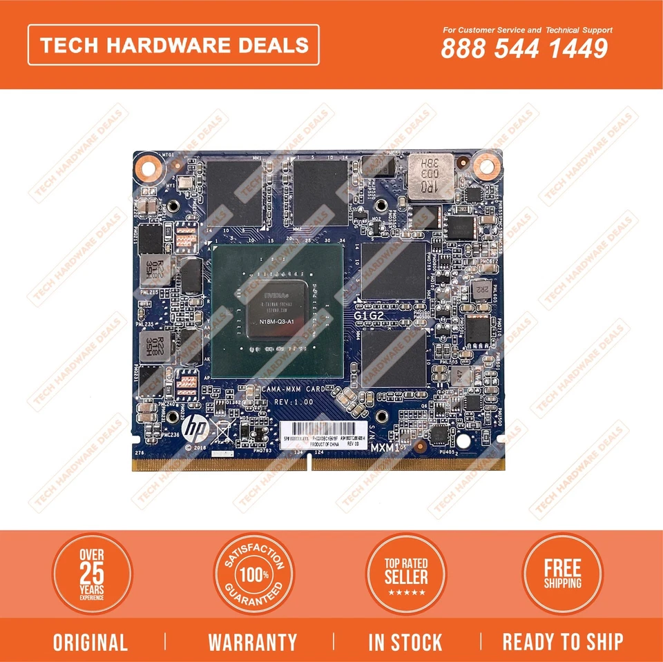 L32434-002    HP Z2 Mini G4 MXM Quadro P600 4GB Graphics Card - Image 2 of 2