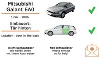Lautsprecher Boxen Hinten JBL GX602 FüR Mitsubishi Galant EAO 2X Tief-MitteltöNe