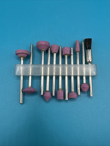 Dremel 10 Piece Ceramic Grinding Stones plus 1 Brush for Dremel Moto-Tool