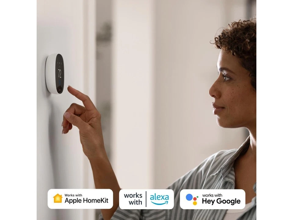 ECOBEE Smart Thermostat Essential - Energy Star Certified programmable Wi-Fi - Image 3 of 4
