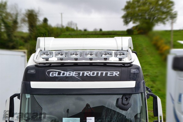 Dach Lichtleiste + Flush LED FüR Volvo Fm 5 Globetrotter XL 21 + Edelstahl-image
