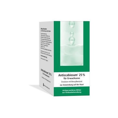 ANTISCABIOSUM 25% Emulsion 200ml für Erwachsene bei Krätze PZN 7286755