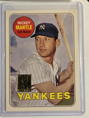 1996 Topps - Mickey Mantle Commemorative Reprints Mickey Mantle #19 1969 Topps