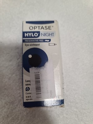 Optase HYLO Night Eye Ointment - Preservative Free Lubricant & Nighttime