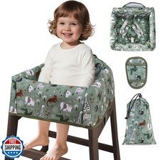Lunobubo Baby High Chair Cover Restaurant with Strap Pads and 3-P