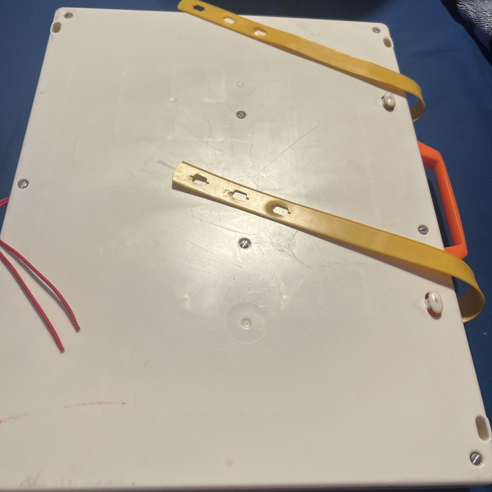 Vintage 1973 Fisher-Price Activity Center Baby Busy Board Crib Toy Puppies 1973