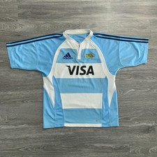 VTG Y2K Adidas Argentina Pumas World Rugby Climacool Jersey Sz. XL