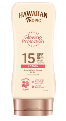 Hawaiian Tropic Satin Glowing Protection Sun Lotion LSF 15 - 180ml