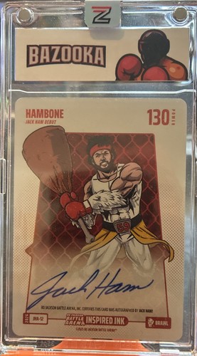 Bo Jackson Battle Arena HAMBONE `Jack Ham` Blizzard Brawl Auto #JHA-12