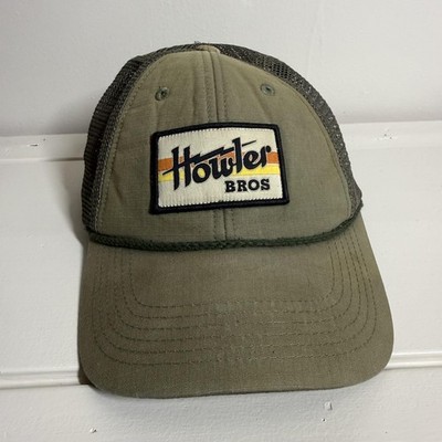 Howler Bros Hat Cap Strap Back Green Mesh Trucker Patch Mens One Size Outdoor