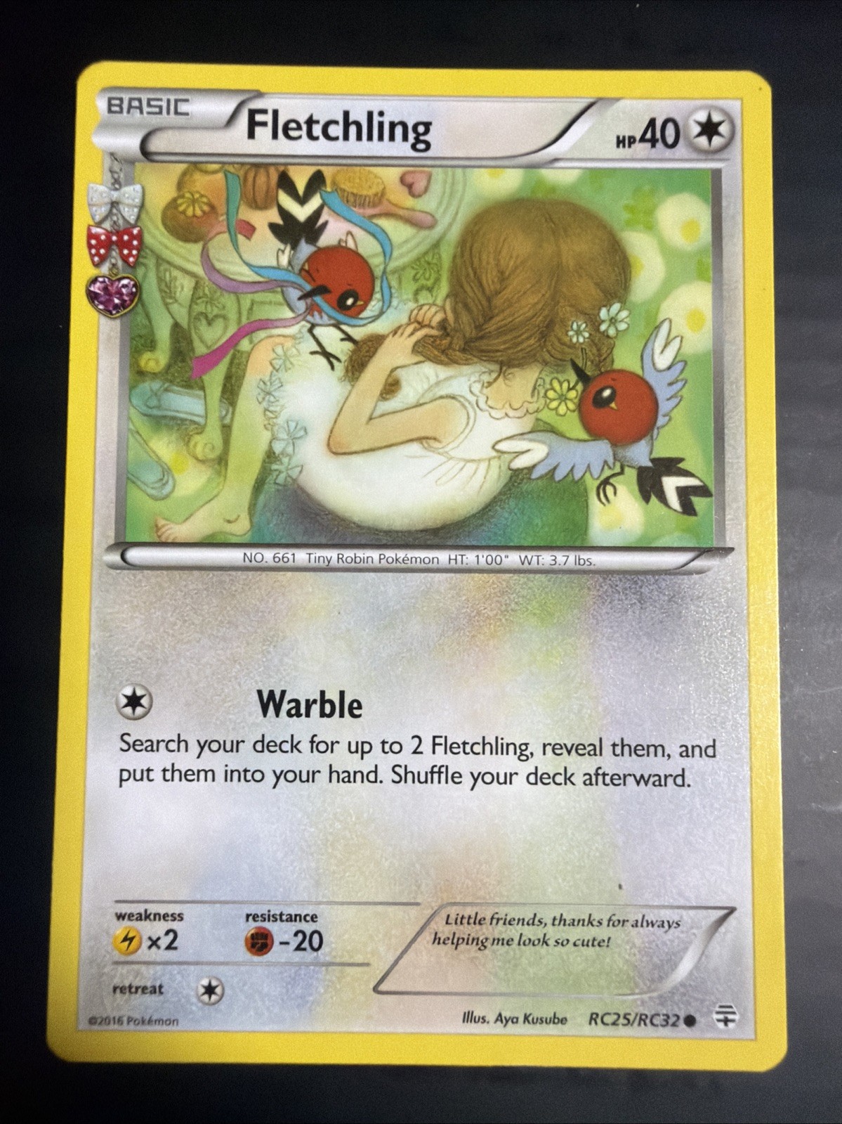 Fletchling RC25-32 Generations: Radiant Collection Regular