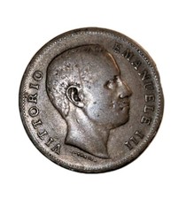 1902-R Italy 1 Lira Silver Coin 