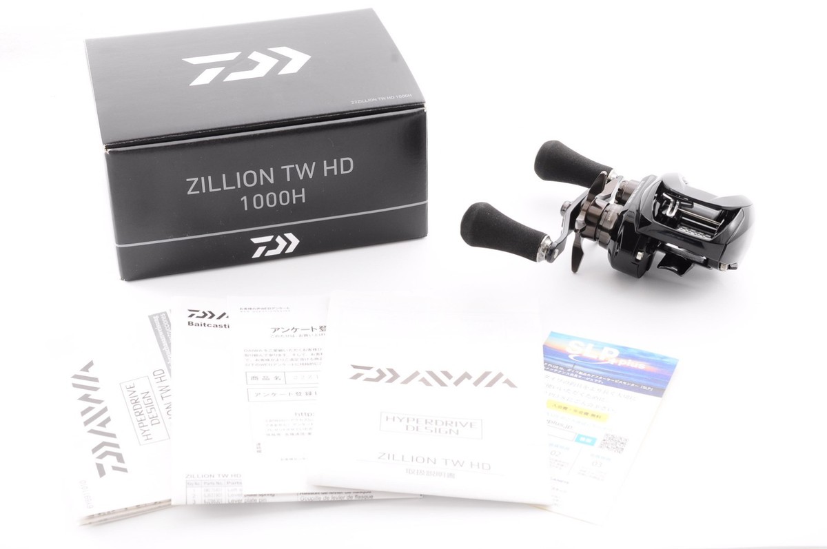 Daiwa Zillion TW HD 1000 H Right Handle Near Mint Baitcasting Reel