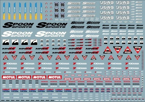 Water Decal, Model, Diorama, Custom, Hot Wheels, Majorette, Spoon