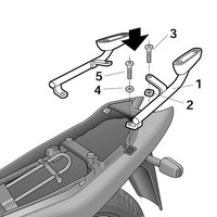 Shad GepäCkträGer (FüR: Yamaha Xj 900 S Diversion 4KM 95-03 )