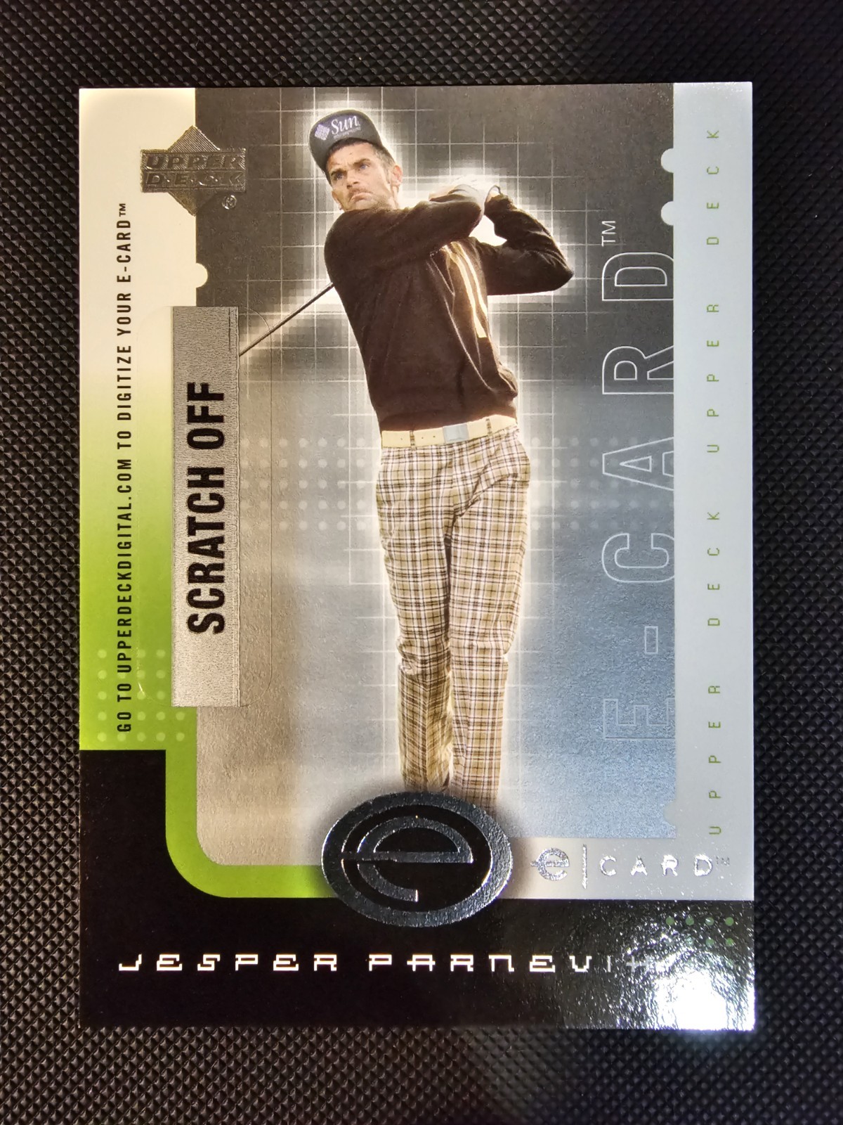 2001 Upper Deck E-CARD Jesper Parnevik #E-JP