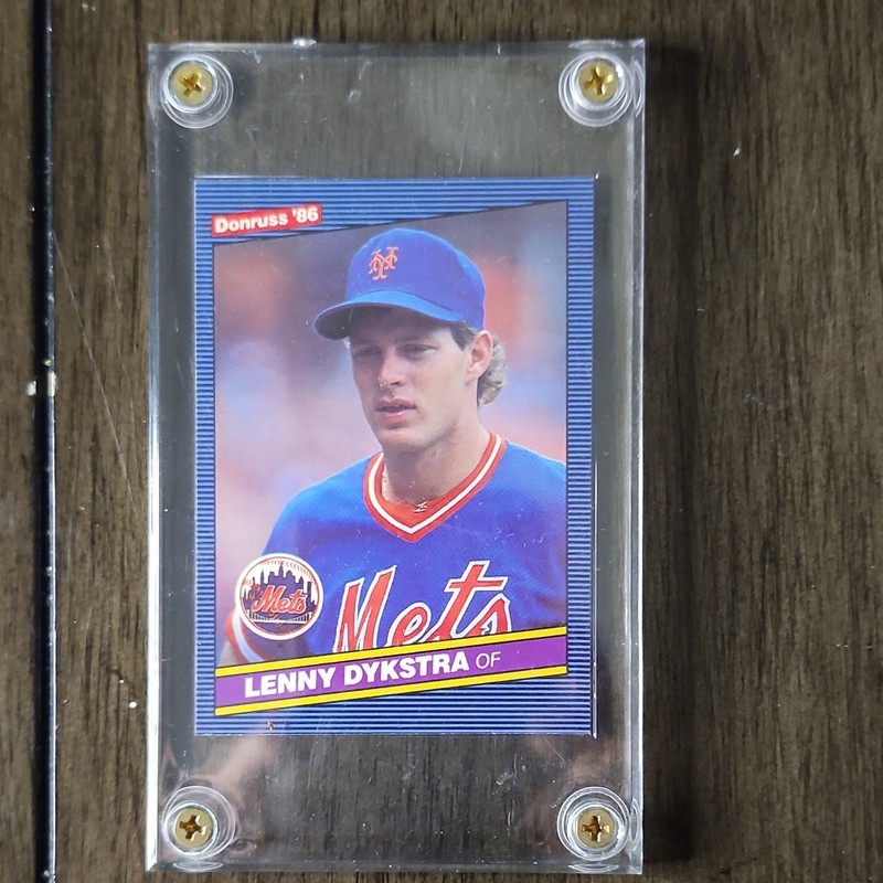 1986 Donruss - Lenny Dykstra Rookie #482 New York Mets MLB Base Set