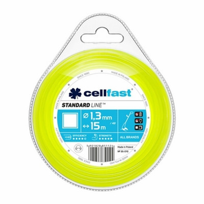 5901828851124 Żyłka tnąca do wykaszarek ręcznych 1,3 mm 15 m kwadrat CELL-FAST