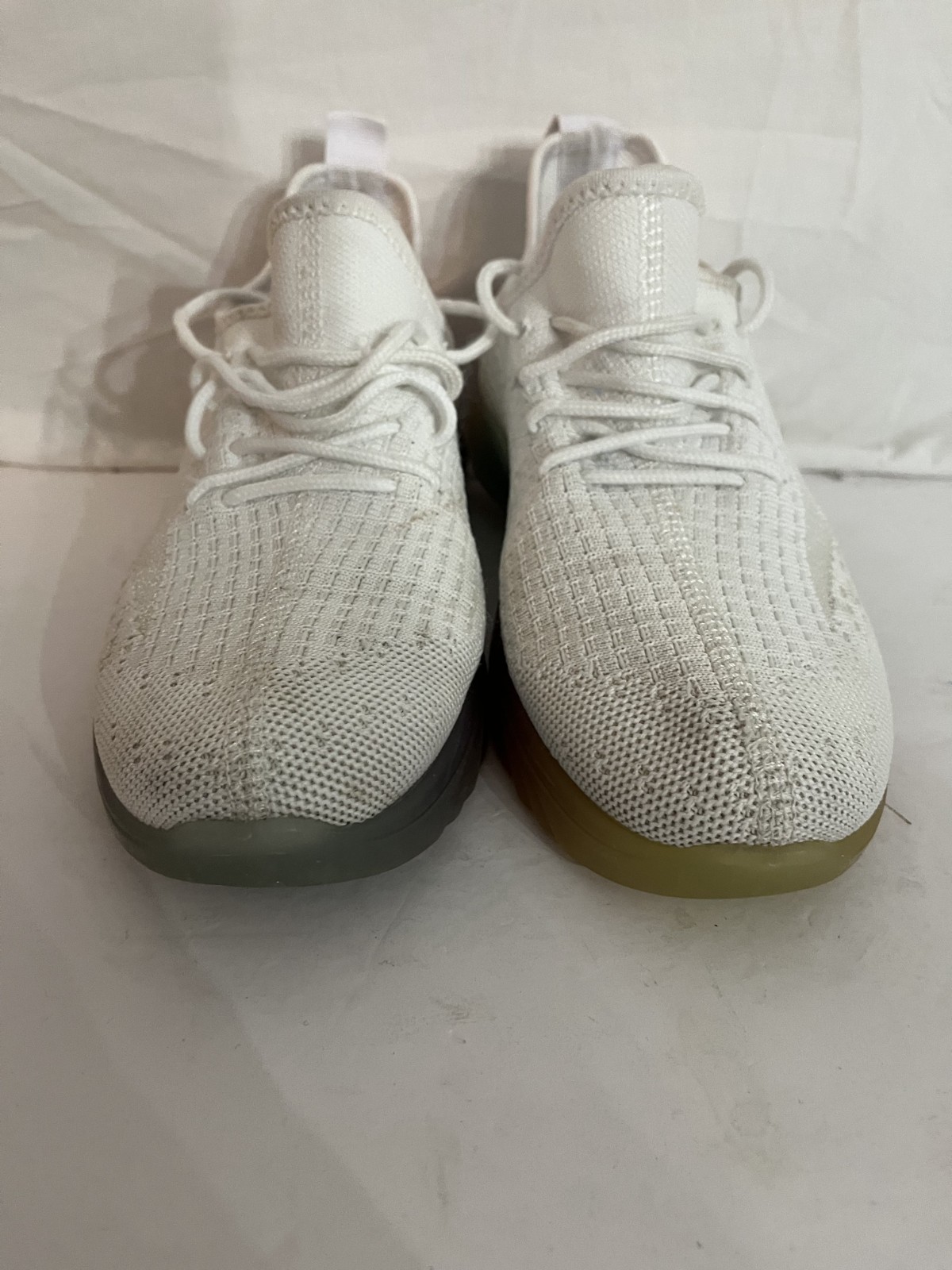 SAOLA Sneakers sportive Wanted donna "Planet" maglia bianca suola arcobaleno taglia 8 5
