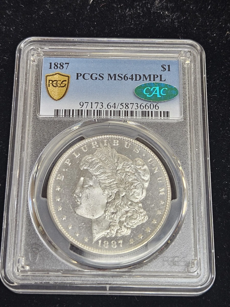 MS 64 Graded 1887 Year Morgan US Dollars (1878-1921) for sale | eBay