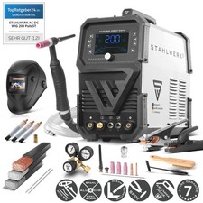 STAHLWERK Schweißgerät 2 in 1 Kombi AC/DC WIG 200 ST Digital – ARC/MMA-Inverter