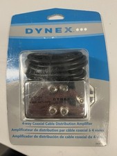 Dynex 4 Way Coaxial Cable Distribution Amplifier