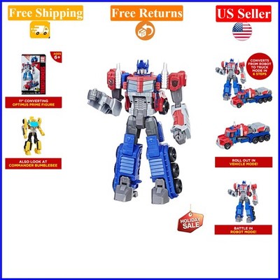Optimus Prime Action Figure 11-Inch Transformers Toy for Kids 6+ Amazon