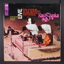 RAVI SHANKAR: live at the monterey international pop fest WORLD PACIFIC 12" LP