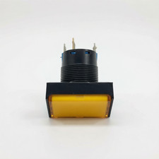 5pcs LA39 button aperture 16 yellow with light 24V LA39-E11DJ/Y23
