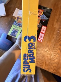 Mario Brothers 3 NES Complete Matching Box, Maunal,Insert  Factory Sealed To Top