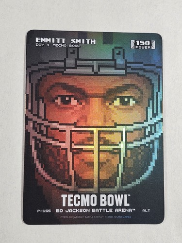 Bo Jackson Battle Arena Emmitt Smith Day 1 Tecmo Bowl Alt P-155
