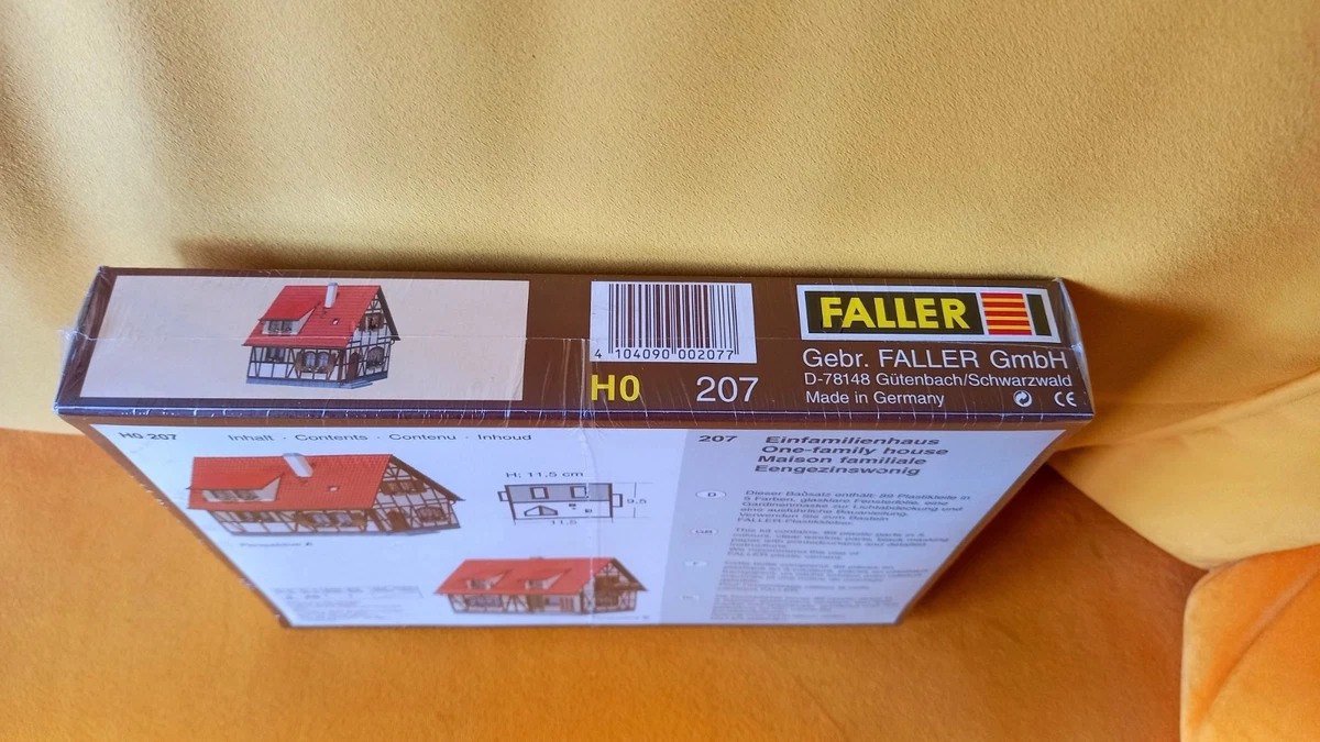 FALLER H0 207 Einfamilienhaus Wohnhaus Kunststoff Bausatz