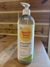 Burt's Bees Baby Shampoo and Wash 21 Fl Oz Tear Free Gentle Natural Formula