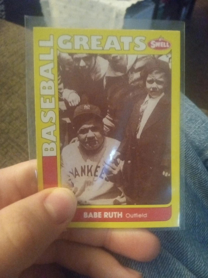 1991 Swell Baseball Greats - Babe Ruth #124 - Image 3 of 3