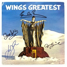 Paul McCartney and Wings Band Signed Autograph Album Vinyl Record LP w/ PSA COA