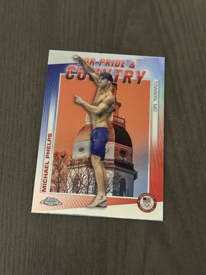 2024 Topps Chrome US Olympic & Paralympic Team & Hopefuls #PC-5 MICHAEL PHELPS