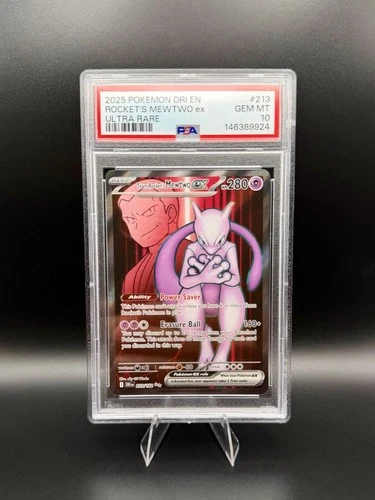 Team Rocket's Mewtwo ex 213/182 Scarlet & Violet: Destined Rivals PSA 10