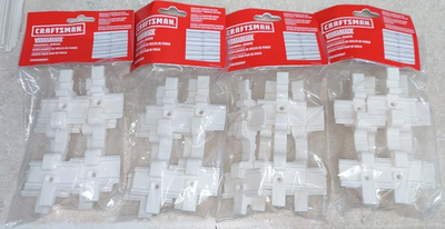 #ad Craftsman VersaTrack Plastic Multipurpose Trackwall Joiner Lot of 16 CMST82610VT $39.95