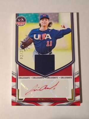 Jamie Arnold - 2025 Stars & Stripes Collegiate National Team Signature Patch /25
