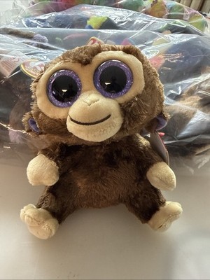Ty Beanie Boos Coconut The Monkey 6'' Mint Tags 
