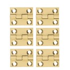 6PCS Heavy Duty Door Hinge Copper Mute Hinge for Furniture Home Door (1inch)