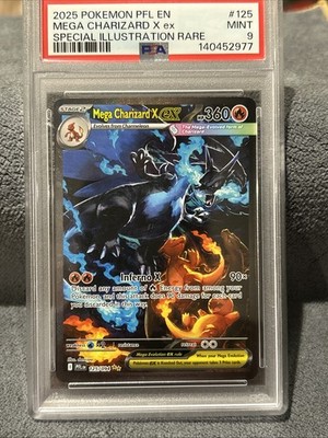 メガリザードンXex Phantasmal Flames 12★psa10★ Mega Charizard X ex 125 PSA 10 - Phantasmal Flames With