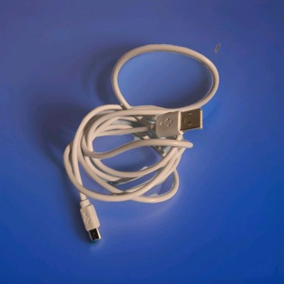 USB A auf B Micro USB Data Charging Kabel weiß - 1,5 Meter