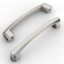 10 Pack Brushed Satin Nickel Cabinet Pulls 4 Inch 102MM Hole Centers Kitchen...